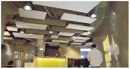 techo acustico absorvente selyne